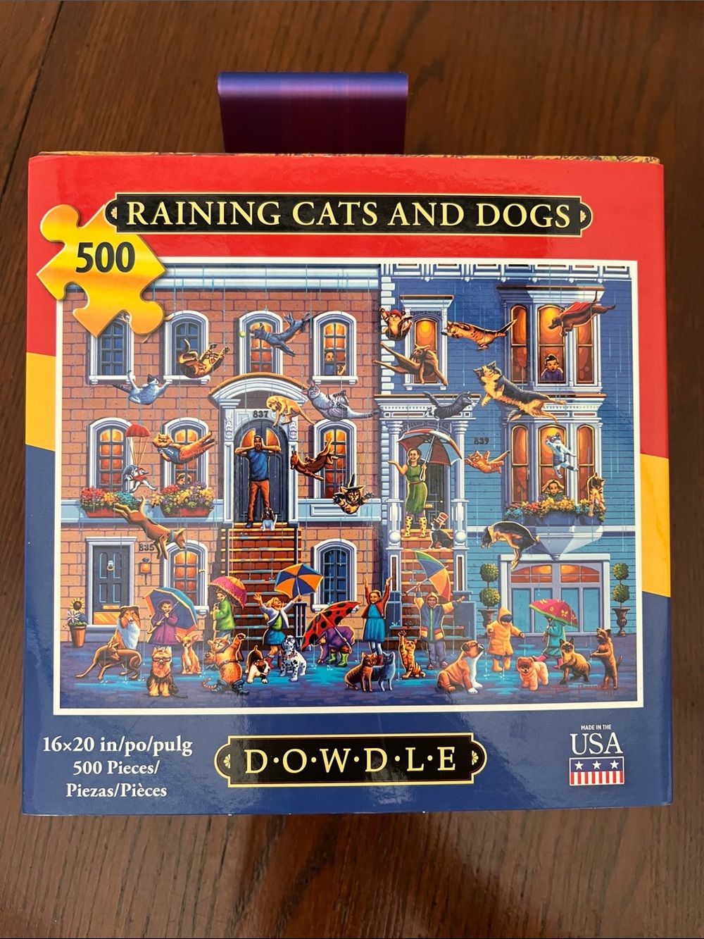 Dowdle Raining Cats and Dogs 500 Pc Puzzle